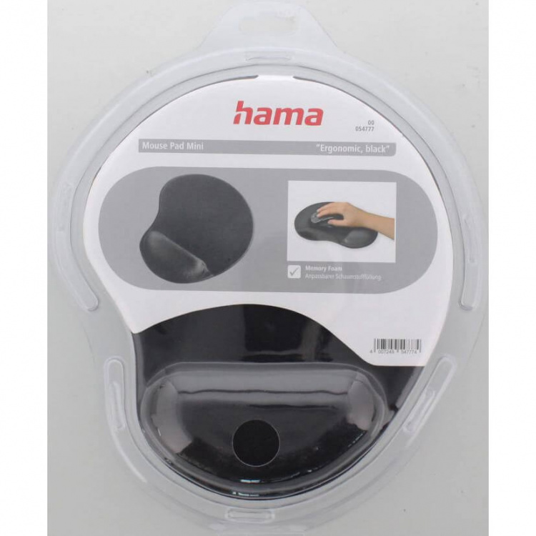 Hama Musmatta Ergonomisk Mini Svart Hama Musmatta Ergonomisk Mini Svart