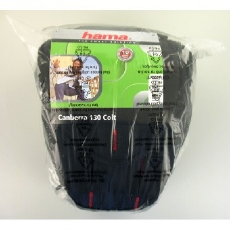 Hama Kameraväska Canberra 130 Colt Svart/Röd Hama Kameraväska Canberra 130 Colt Svart/Röd