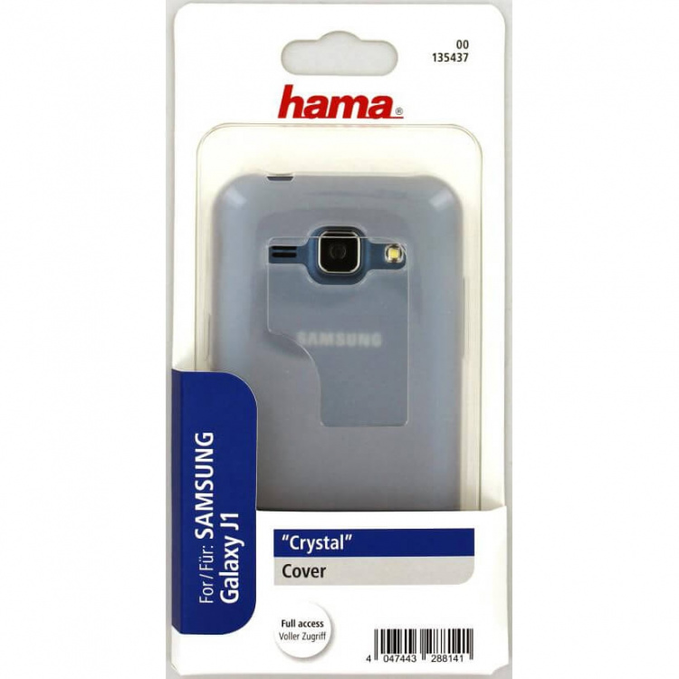 Hama Mobilskal Crystal Samsung J1 Transparent