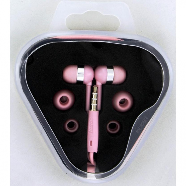 Hama Hörlur Vivo In-Ear Mic Rosa Hama Hörlur Vivo In-Ear Mic Rosa