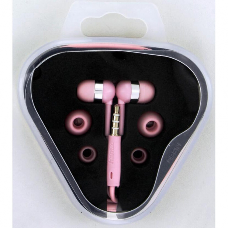 Hama Hörlur Vivo In-Ear Mic Rosa Hama Hörlur Vivo In-Ear Mic Rosa
