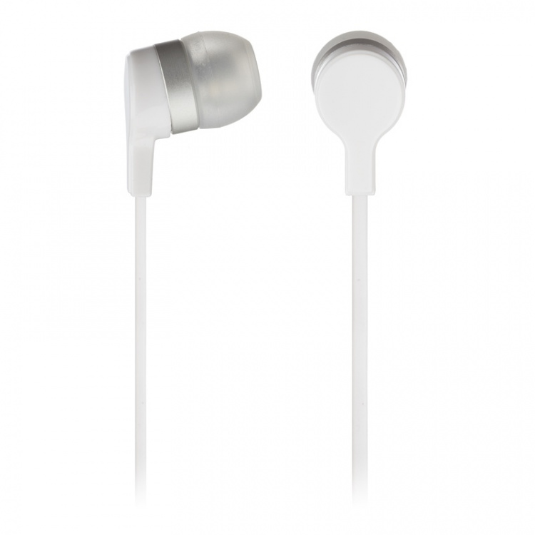 Kitsound Hörlur Mini Vit In-Ear Mic