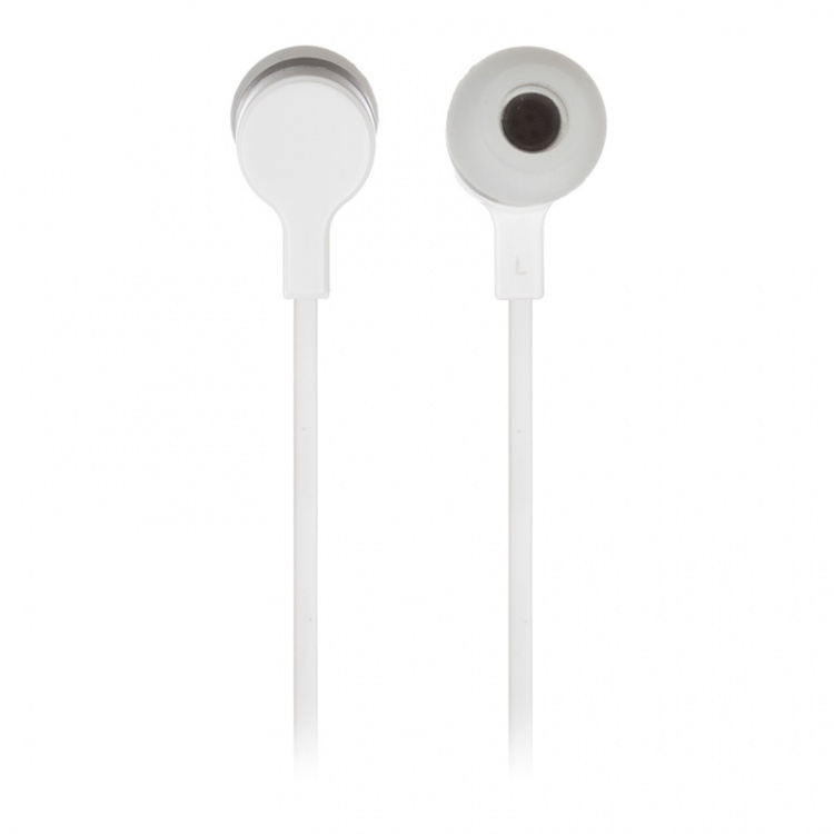 Kitsound Hörlur Mini Vit In-Ear Mic