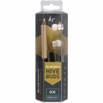 KitSound Hörlur Hive Guld In-Ear Trådlös Mic KitSound Hörlur Hive Guld In-Ear Trådlös Mic