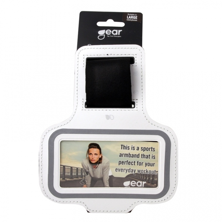 Gear Sportarmband Universal S/M Vit