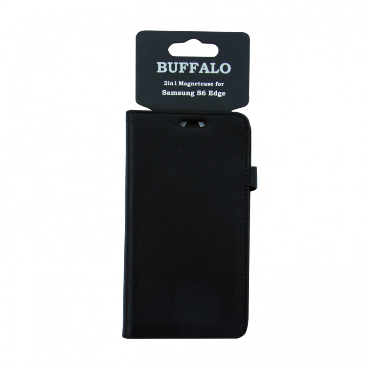 Buffalo Mobilfodral 3 Kortfack Svart - Samsung S6 Edge Buffalo Mobilfodral 3 Kortfack Svart - Samsung S6 Edge