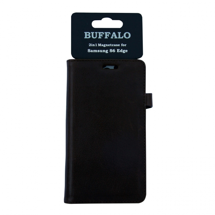 Buffalo Mobilfodral 3 Kortfack Brun - Samsung S6 Edge Buffalo Mobilfodral 3 Kortfack Brun - Samsung S6 Edge