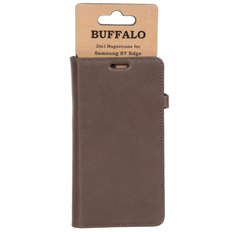 Buffalo Mobilfodral 3 Kortfack Brun - Samsung S7 Edge Buffalo Mobilfodral 3 Kortfack Brun - Samsung S7 Edge