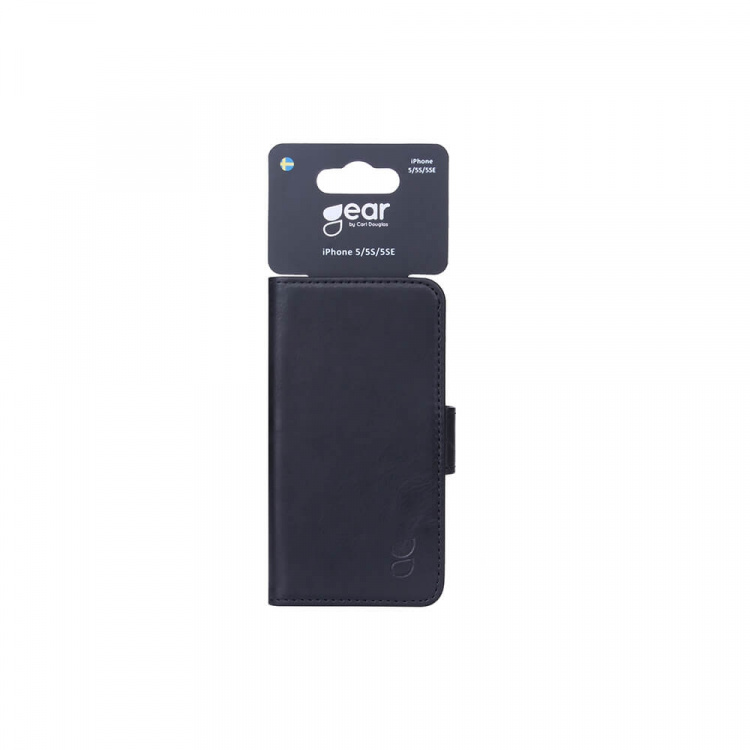 Gear Mobilfodral Svart - iPhone 5/5S/SE Gear Mobilfodral Svart - iPhone 5/5S/SE