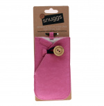 SNUGGS Mobil sleeve Universal Rosa Mocca Ull på insidan
