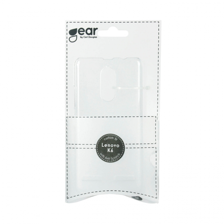 Gear Mobilskal Transparent - Lenovo K6