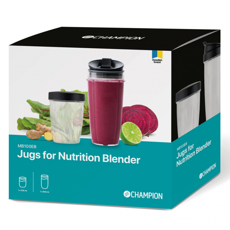 Champion Nutrition Blender Extra Flaska 2-pack MB100/NB500 Champion Nutrition Blender Extra Flaska 2-pack MB100/NB500