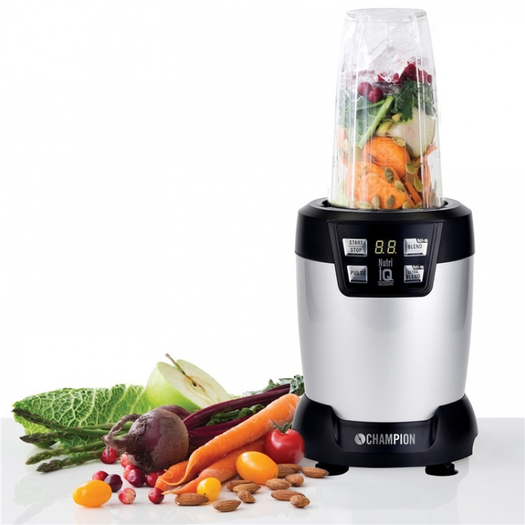 Champion Nutrition Blender Pro Digital 1200W NB500 Svart/Silver