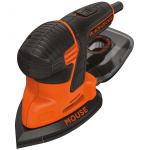 BLACK+DECKER Slipmus 120W med Tillbehör BLACK+DECKER Slipmus 120W med Tillbehör