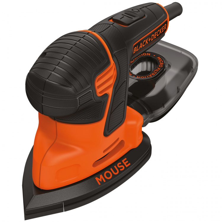 BLACK+DECKER Slipmus 120W med Tillbehör BLACK+DECKER Slipmus 120W med Tillbehör