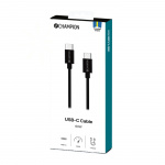 Champion USB-C Kabel 60W 1m Svart Champion USB-C Kabel 60W 1m Svart