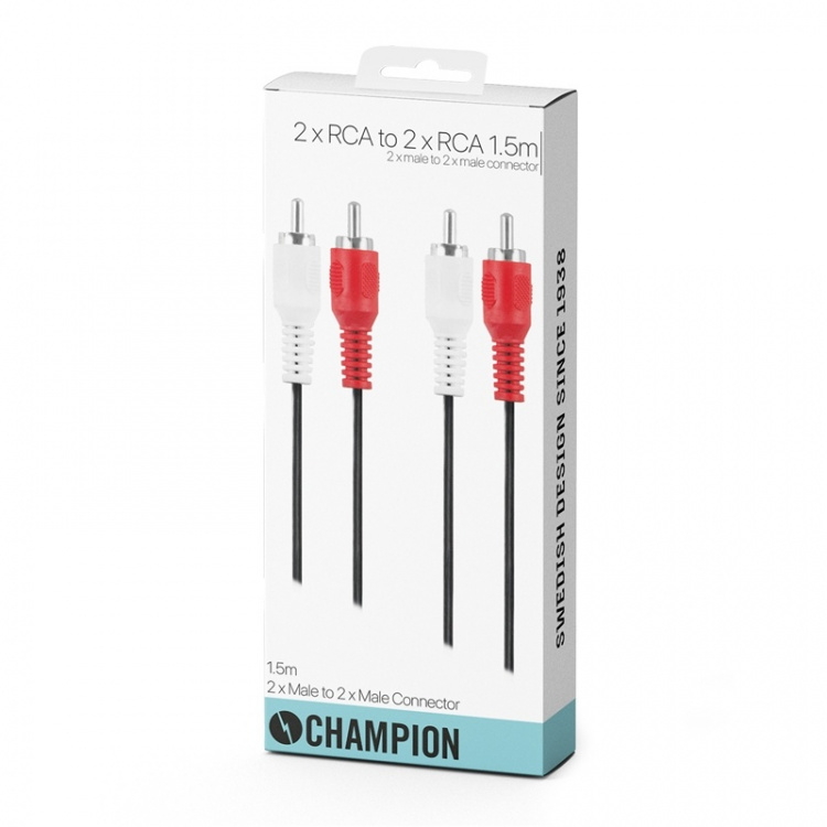 Champion 2 RCA - 2 RCA Hane-Hane 1.5m