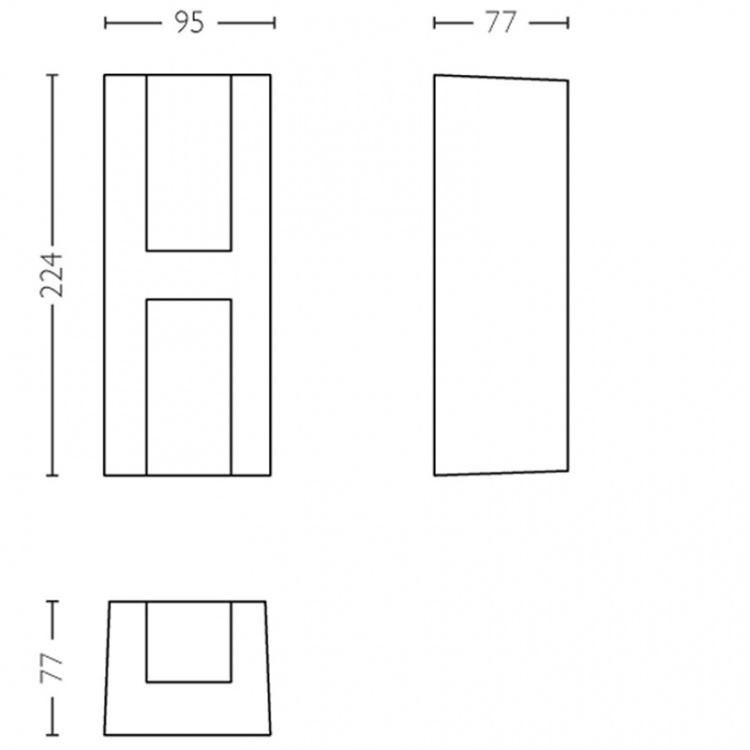 Philips myGarden Shadow Vägglampa LED Philips myGarden Shadow Vägglampa LED
