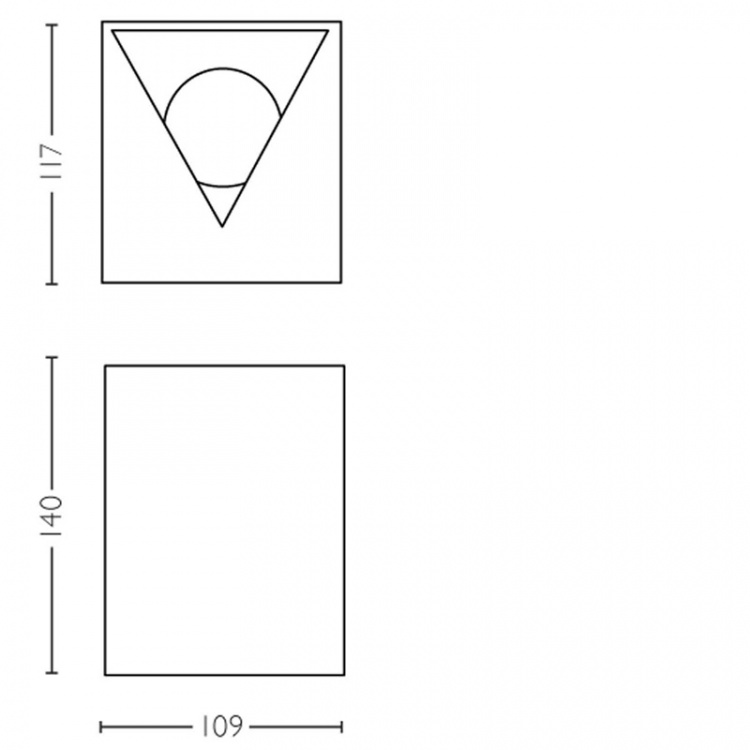 Philips myGarden Cistus Vägglampa LED