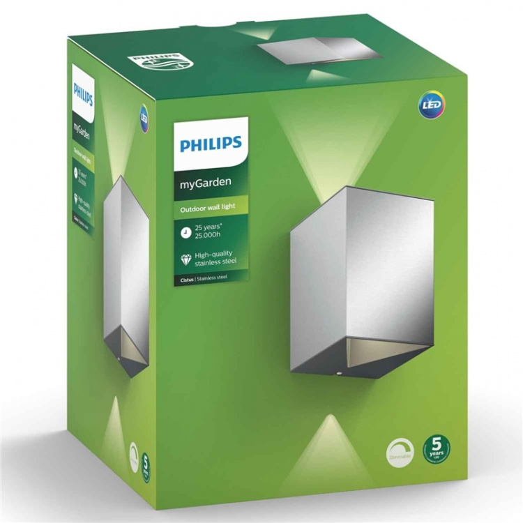 Philips myGarden Cistus Vägglampa LED