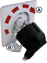 Brennenstuhl barnskydd för grenuttag, 6-pack, transparent, plast