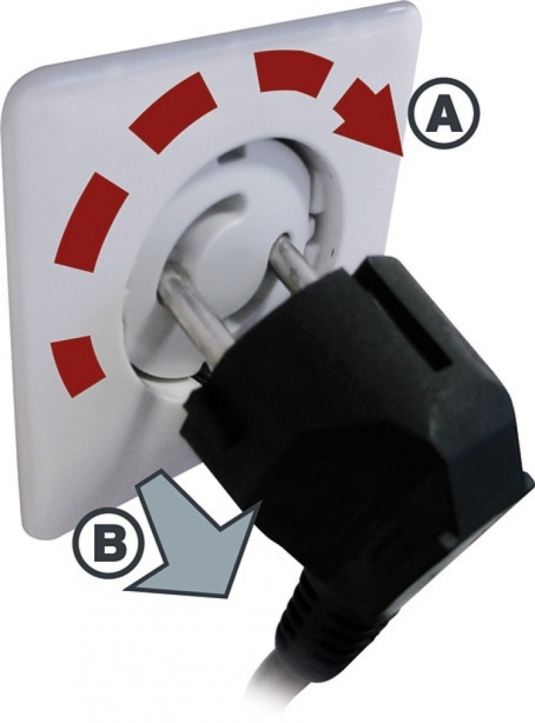 Brennenstuhl barnskydd för grenuttag, 6-pack, transparent, plast