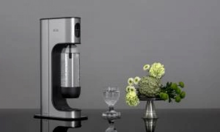 AGA Aqvia Exclusive Steel Black inkl. 4 flaskor + kolsyrepatron