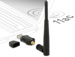 DeLOCK trådlöst nätverkskort, extern antenn, 802.11ac, USB 2.0 DeLOCK trådlöst nätverkskort, extern antenn, 802.11ac, USB 2.0