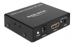 DeLOCK HDMI Stereo/5.1 ljud omvandlare, UltraHD, stereo, S/PDIF