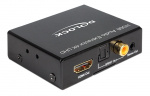 DeLOCK HDMI Stereo/5.1 ljud omvandlare, UltraHD, stereo, S/PDIF
