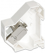 DeLOCK Keystone modulhållare för montering på DIN-skena