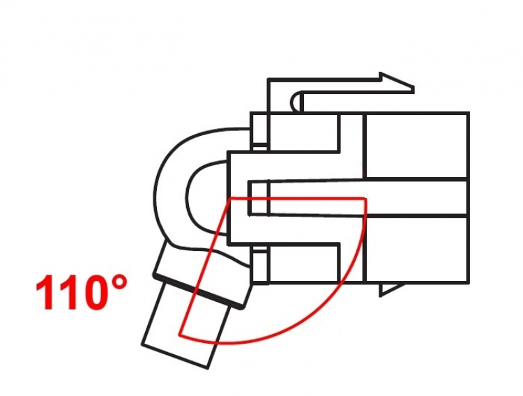 DeLOCK Keystone modul med kabel, HDMI ho - ho, 22cm, grå