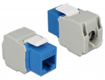 DeLOCK UTP Cat6 Keystone modul, RJ45 ho - LSA Cat6, Tool-free blå/gr DeLOCK UTP Cat6 Keystone modul, RJ45 ho - LSA Cat6, Tool-free blå/gr