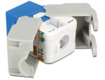 DeLOCK UTP Cat6 Keystone modul, RJ45 ho - LSA Cat6, Tool-free blå/gr DeLOCK UTP Cat6 Keystone modul, RJ45 ho - LSA Cat6, Tool-free blå/gr