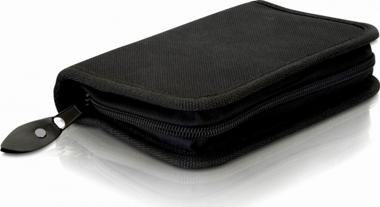 DeLOCK kabelväska med utdragbara kablar och adaptrar