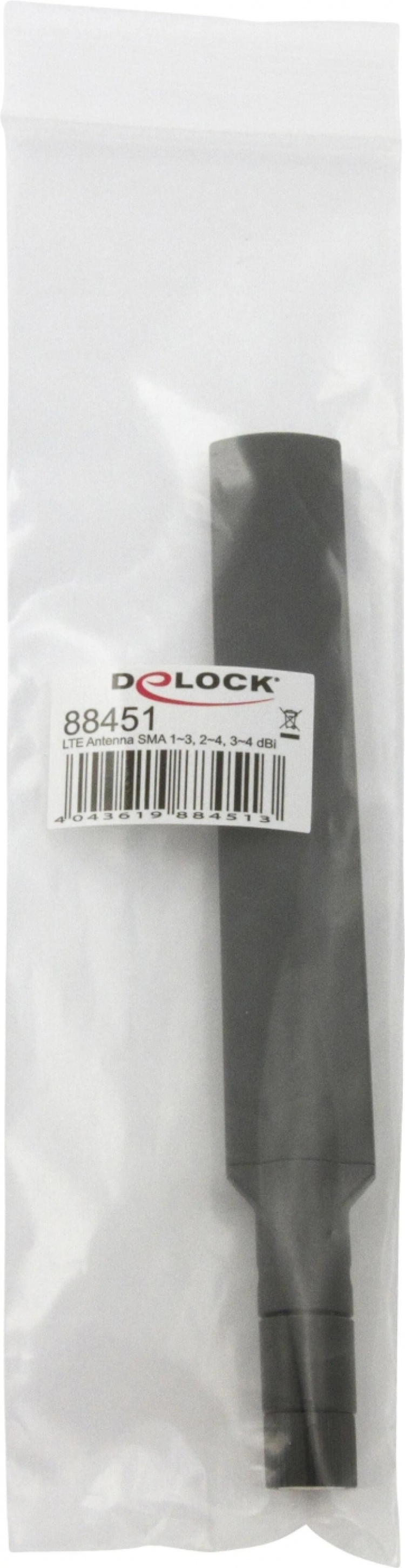 DeLOCK LTE antenn, SMA-kontakt hane , rundstrålande