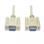 Deltaco Null modem cable DB9ho-ho 5m