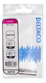 DELTACO BNC skarvkontakt/könbytare, hona till hona