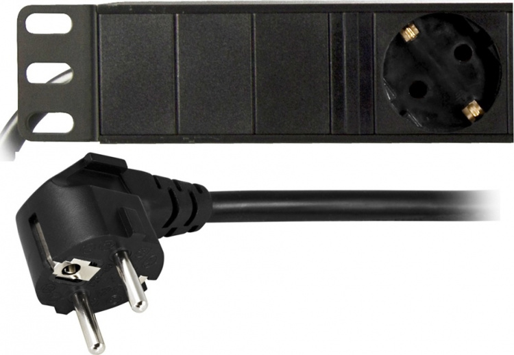 DELTACO grenuttag med 6xCEE 7/4 uttag, 1xCEE 7/7, petskydd, svart DELTACO grenuttag med 6xCEE 7/4 uttag, 1xCEE 7/7, petskydd, svart