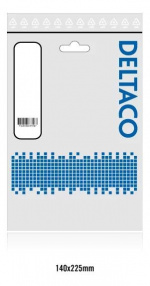 DELTACO HDMI kabel, låsbar, HDMI High Speed with Ethernet, 1,5m, svart