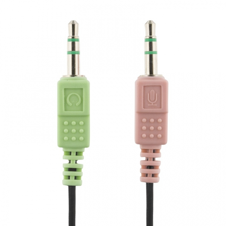 DELTACO, headset med mikrofon och volymkontroll 2m kabel, svart DELTACO, headset med mikrofon och volymkontroll 2m kabel, svart