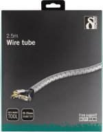DELTACO kabelslukare i nylon, 2,5m, grå DELTACO kabelslukare i nylon, 2,5m, grå