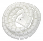 DELTACO Kabelslukare i nylon, 25mm diameter, verktyg ingår, 2,5m, vit DELTACO Kabelslukare i nylon, 25mm diameter, verktyg ingår, 2,5m, vit