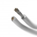 DELTACO Högtalarkabel, 2x0,75mm, ledare av ren koppar, 50m, vit