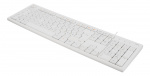 DELTACO Tangentbord, nordisk layout, USB, 1,1m kabel, vit