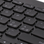 DELTACO trådlöst minitangentbord, bakrundsbelyst, bluetooth, svart - Fyndvara 