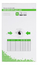 DELTACO U/UTP Cat6 patchkabel, 305m box, 250MHz, LSZH, vit