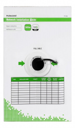 DELTACO U/UTP Cat6 installationskabel, för utomhusbruk, 305m, svart DELTACO U/UTP Cat6 installationskabel, för utomhusbruk, 305m, svart