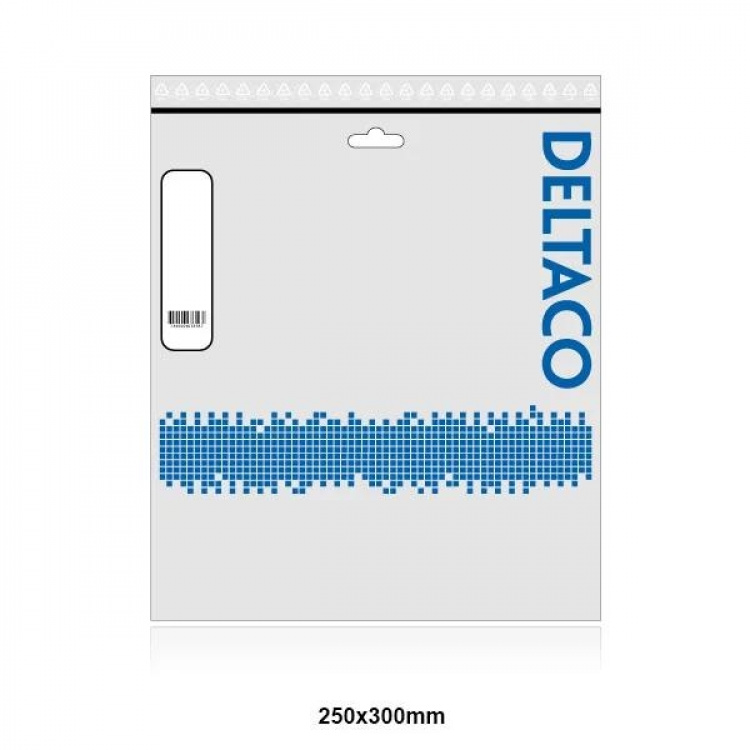 DELTACO U/UTP Cat6a patchkabel, 2m, 500MHz, LSZH, vit