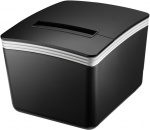 Termokvittoskrivare med automatisk sax, 80mm, svart/grå Termokvittoskrivare med automatisk sax, 80mm, svart/grå